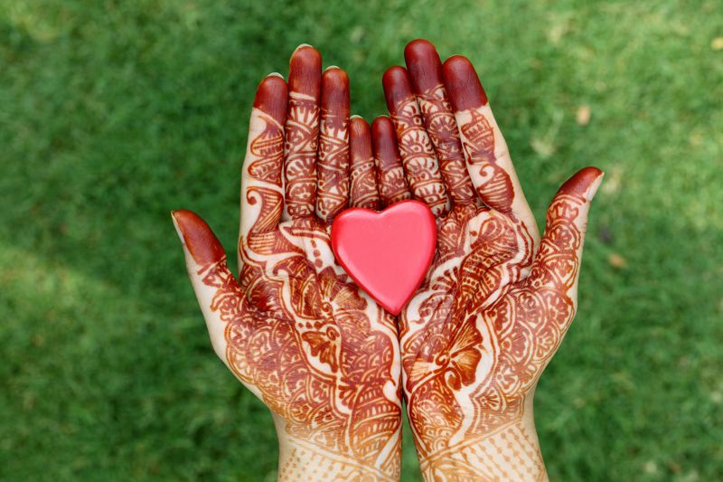 malay wedding henna inai